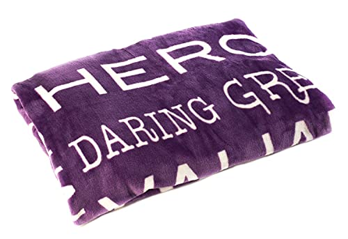 BlankieGram “Bravery” Throw Blanket – Gift Ideas and Gifts for Women and Men Make Great Comfort Gifts, Purple | The Storepaperoomates Retail Market - Fast Affordable Shopping
