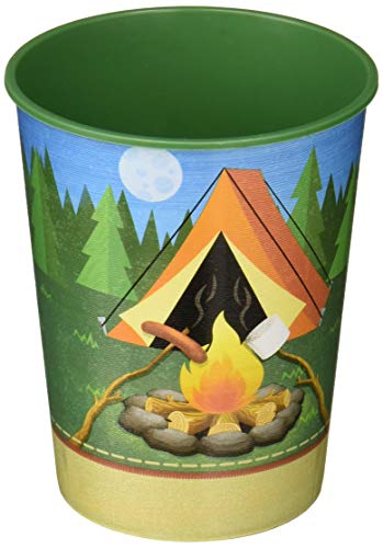 Creative Converting Camping Favor Plastic Keepsake Cup 16 OZ, 1 Count (Pack of 1), Multicolor