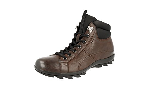 Prada Men’s 4T1846 O0R F0201 Brown Leather Half-Boot US 9 / EU 8 (42)