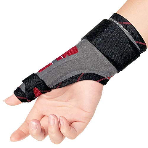 ORTONYX Thumb Immobilizer Brace Thumb Spica Support Splint- Arthritis, Pain, Sprains, Strains, Carpal Tunnel – Wrist Strap – Left or Right Hand