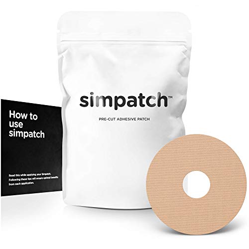 SIMPATCH Universal Adhesive Patch, 0.8-Inch Hole – Pack of 30 – Multiple Colors Available (Beige)