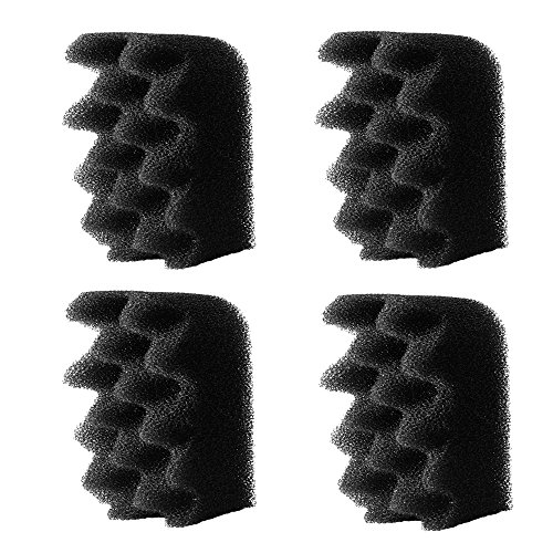 Evergreen Pet Supplies 4-Pack Fluval-Compatible Replacement Foam Filters – Works with 304/305/ 306/404 / 405/406 Aquarium Canister Filter Models – Equivalent to Bio-Foam A237 – by Impresa Products