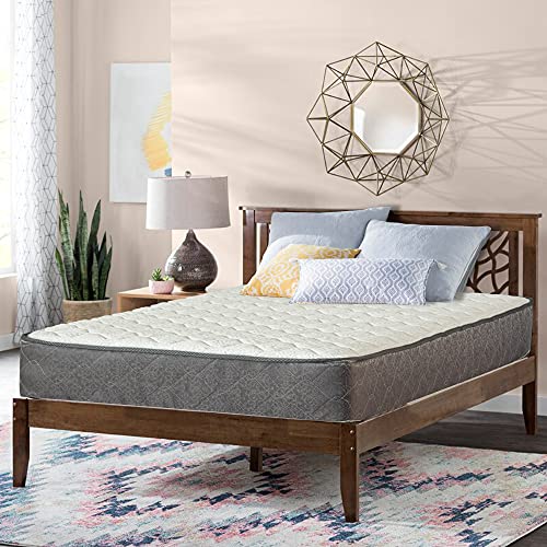 Mattress Solution Gentle Firm Tight Top Fully Assembled Innerspring Mattress,Good for The Back, Twin, Beige
