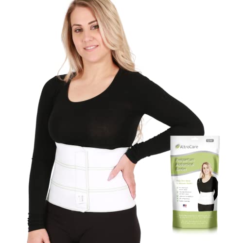 AltroCare 3-Panel, Postpartum and Post Surgery Abdominal Binder & Belly Band. Size L/XL (fits 45″ to 60″). Made in USA.