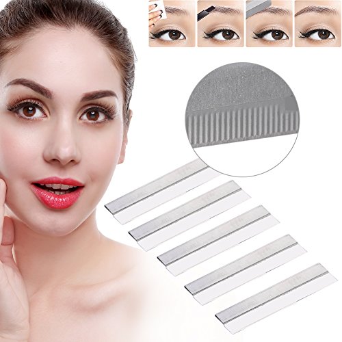 Eyebrow Shaver, 100Pcs/Set Women Makeup Eyebrow Facial Blade Trimmer Razor Hair Remover Shaver Knife