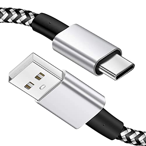Deegotech Type C Charger 10 ft, USB C Cable Fast Charger, Nylon Braided Long USB C Charger Cord, Phone Charger for Galaxy S10 S9 S8 Plus, Note9 8 A60 A50, Moto G and Other USB C Devices