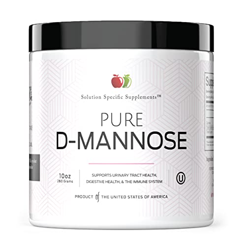 Pure D-Mannose Powder Supplement – Bulk D-Mannose 10oz (283 g) 120 Servings for UTI, Bladder, & Urinary Tract Health
