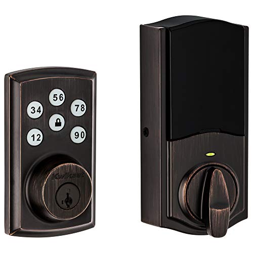 Kwikset 98880-005 SmartCode 888 Smart Lock Touchpad Electronic Deadbolt Door Lock with Z-Wave Plus Featuring SmartKey Security in Venetian Bronze | The Storepaperoomates Retail Market - Fast Affordable Shopping