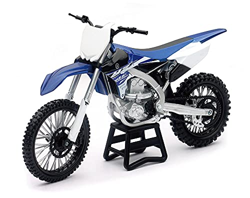 New-Ray Motorcycle Yamaha YZF 450 2017 Miniature Scale 1/12°, 57983, Multicolor