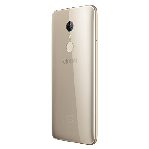 Alcatel 3V 4G LTE Unlocked 16GB (LTE USA Latin Caribbean) 12MP Android Oreo 5099A 6.0 Inches Fingerprint + Face Scanning (Gold) | The Storepaperoomates Retail Market - Fast Affordable Shopping