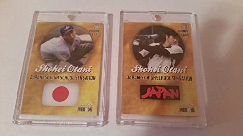 SHOHEI OHTANI 2012 Japan 2 card rookie card lot 1st card in one touch cases