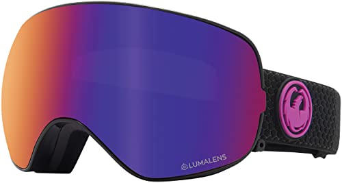 Dragon Alliance X2S Split Snow Goggles for Men/Women, Purple Ion