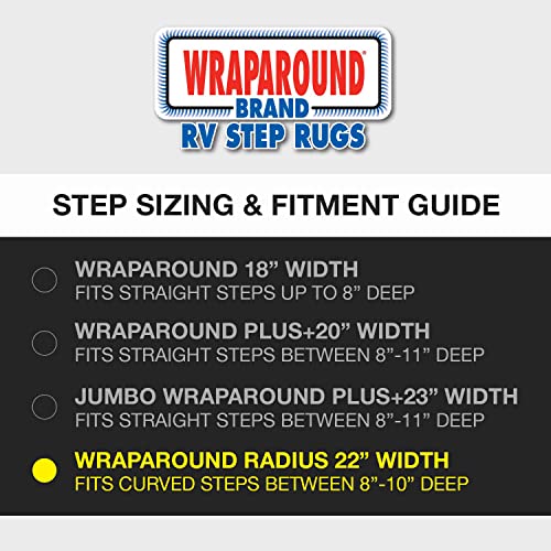 Prest-O-Fit 3-Pack 2-4047 Wraparound Radius RV Step Rug Espresso 22 in. Wide | The Storepaperoomates Retail Market - Fast Affordable Shopping