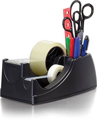 Officemate Heavy Duty Weighted 2-in-1 Tape Dispenser, Recycled,Black (96660) | The Storepaperoomates Retail Market - Fast Affordable Shopping