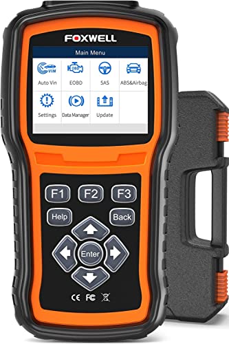 OBD2 Scanner with ABS Auto Bleed FOXWELL NT630 Plus, ABS Scan Tool SRS Scanner Bidirectional Control, Airbag Light Reset Brake Engine Code Reader Car Diagnostic Tool w/SAS Calibration
