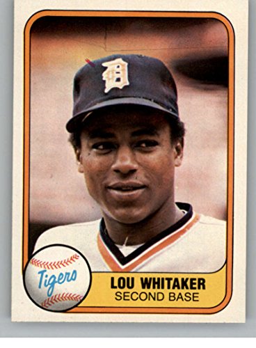 1981 Fleer #463 Lou Whitaker Detroit Tigers