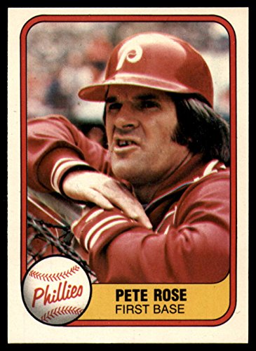 1981 Fleer #1 Pete Rose UER NM-MT Philadelphia Phillies Baseball MLB