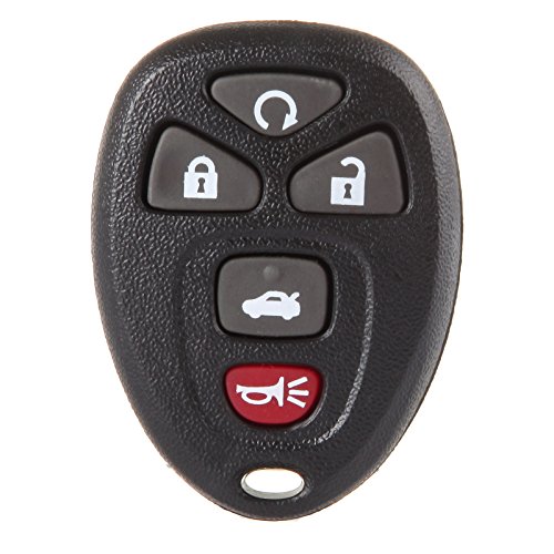 cciyu 1PC 5 Buttons Keyless Entry Remote Fob Case Key Fob Replacement for 04-16 for Saturn for Buick for Chevy OUC60270A