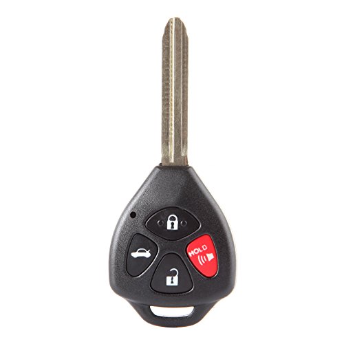 cciyu Keyless Entry Remote Smart Key Fob Shell Case 2010 Fit for Fit for Toyota 4Runner 2.7L 2010-2012 Fit for Fit for Toyota 4Runner 4.0L 4 Buttons HYQ12BBY,GQ4-29T,MOZB41TG,89070-06232,5938197