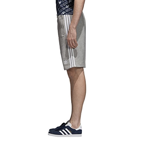 adidas Originals Men’s 3-Stripes Shorts, medium grey heather, X-Large | The Storepaperoomates Retail Market - Fast Affordable Shopping