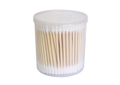 Bamboo Stick Cotton Swab 1200 PCS (6 Packs) – Medical Cotton swabs – Cotton Swabs Double Tipped Cleaning Swab,Absorbent Cotton – Safe, high Absorbency and Hygiene