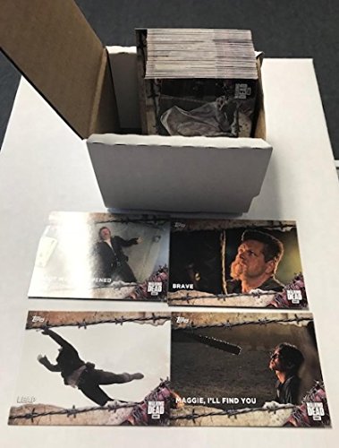 2017 Topps Walking Dead Season 7 Complete Hand Collated Non-Sport Set of 100 Cards. Includes all 100 base cards