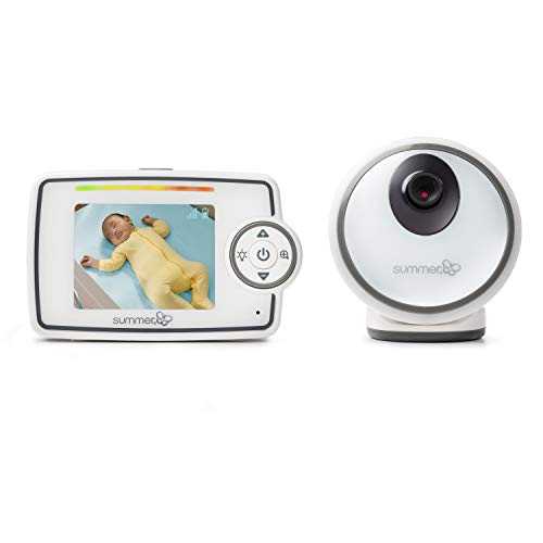 Summer Glimpse Video Baby Monitor with 2.8″ LCD Color Screen & Remote Steering Camera – Baby Video Monitor with Remote Digital Zoom & Voice Activated on/Off Technology
