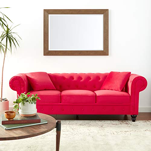 Divano Roma Classic Sofas, Large, Red | The Storepaperoomates Retail Market - Fast Affordable Shopping