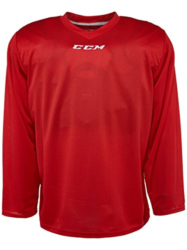 CCM 5000 Series Hockey Practice Jersey – Junior – Red, Small/Medium