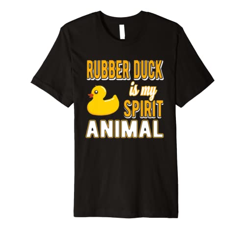 Rubber Duck Is My Spirit Animal Cute Bath Ducky T-Shirt