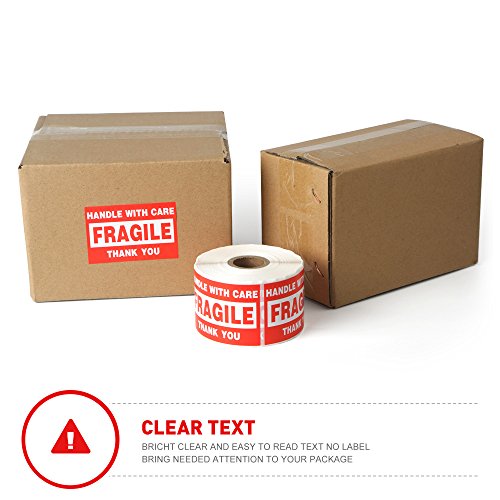 Fragile – 2″x3″ Handle with Care Shipping Stickers, 500 Labels Per Roll | The Storepaperoomates Retail Market - Fast Affordable Shopping