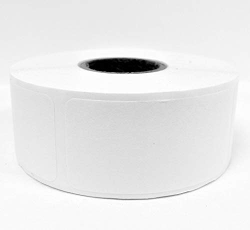 Dissolvable Food Storage Labels for Home and Restaurant – Blank White 1×2 inch 500 Labels Per Roll -Dissolves in Water in 30 Seconds No Adhesive Residue – Perfect for Glass, Metal, Plastic Containers