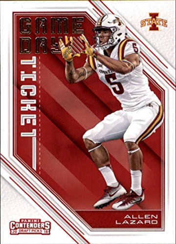 2018 Panini Contenders Draft Picks Game Day Tickets #34 Allen Lazard Iowa State Cyclones Football Card