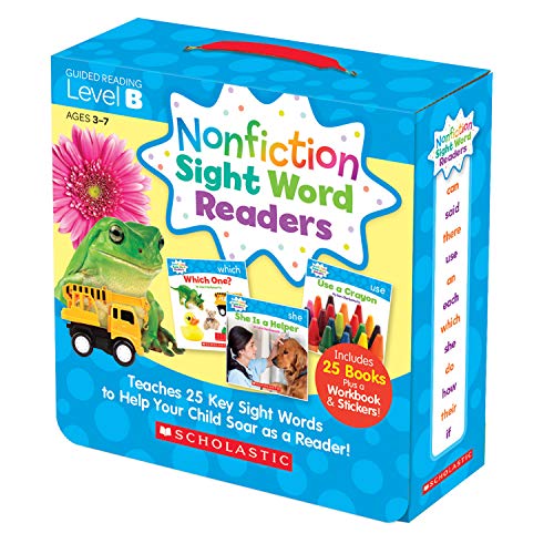 Scholastic SC-584282 Nonfiction Sight Word Readers Set, Level B (Pack of 27)