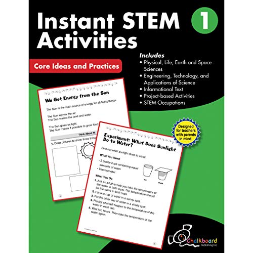 Creative Teaching Press CTP8193 STEM Instant Activities Workbook, Grade 1