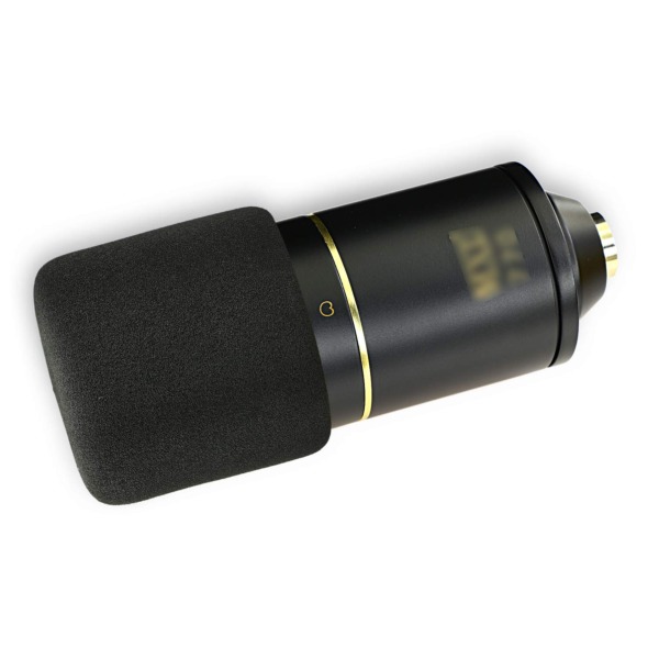 YOUSHARES MXL 770 990 Microphone Foam Windscreen – Mic Foam Cover As a Pop Filter (Black)