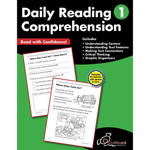 Creative Teaching Press CTP8181 Daily Reading Comprehension Workbook, Grade 1