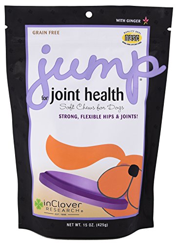 Jump Soft Chews for Daily Joint Care and Endurance Support for Dogs by InClover