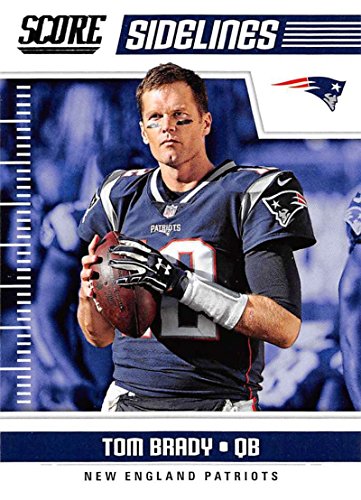 2018 Score Sidelines #12 Tom Brady New England Patriots Football Card