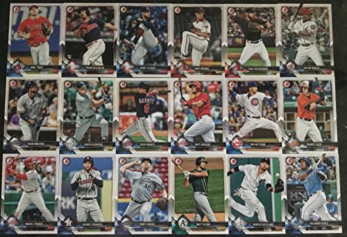 2018 Bowman Complete 100 card set – Including Shohei Ohtani RC, Ozzie Albies RC, Ryhs Hoskins RC, Mike Trout, Kris Bryant, MIguel Andujar RC, Francisco Mejia RC, Victor Robles RC, and many more.