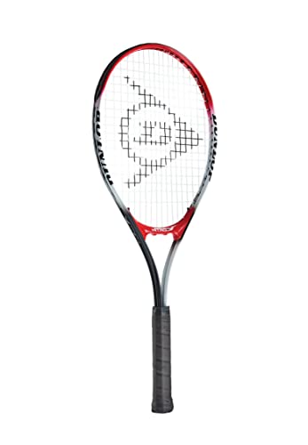 Dunlop Sports Nitro Junior Tennis Racket, 25″ Length, White/Red/Black