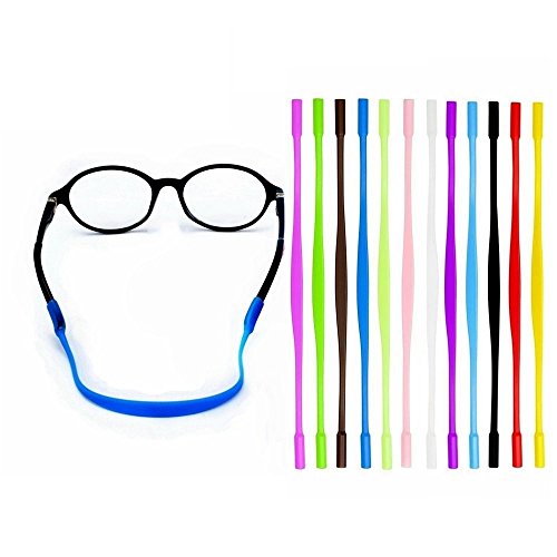 12 Colors Kids Eyeglass String Retainer, Anti-slip Sports Eyewear Retainer, Glasses Sunglasses Cord Holder for Kids
