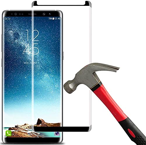 【2-PACK】Coolpow Designed for Samsung Galaxy Note 8 Screen Protector, Case Friendly,Anti-Bubble,3D Curved,Full Screen Coverage,9H Hardness,HD Clear, Samsung Note 8 Screen Protector Tempered Glass Film