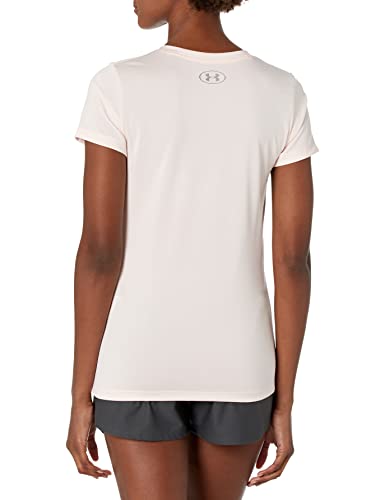 Under Armour Women’s Tech V-Neck Graphic – Twist Short Sleeve T-Shirt, Orange Dream (805)/White, X-Small | The Storepaperoomates Retail Market - Fast Affordable Shopping