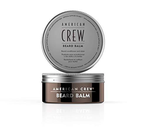 Beard Balm, Conditioner & Styler by American Crew, Sweet Almond Oil, Shea Butter, 2.3 Fl Oz