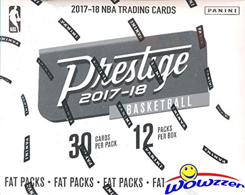 2017/18 Panini Prestige NBA Basketball MASSIVE Factory Sealed JUMBO FAT PACK Retail Box with 360 Cards & AUTOGRAPH! Look for RC & AUTOGRAPHS of Donovan Mitchell,Jayson Tatum,Lonzo Ball & More! WOWZZER