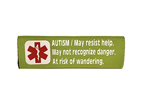 Autism Medical Alert Seat Belt Infant Toddler Seat Harness Cover (Green)