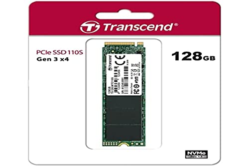 Transcend 128GB Nvme PCIe Gen3 X4 MTE110S M.2 SSD Solid State Drive TS128GMTE110S