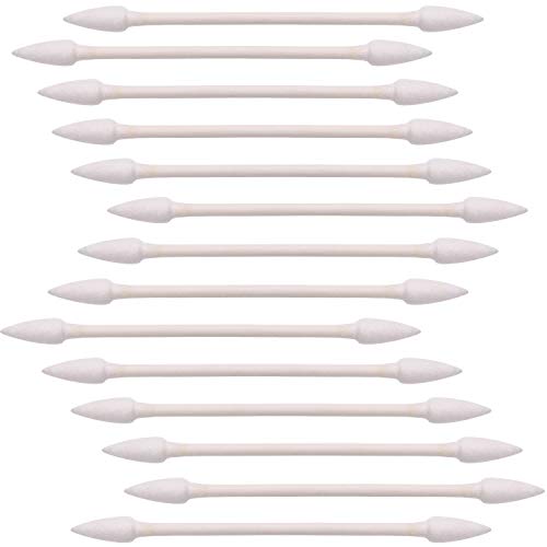 600 Pieces Cotton Swabs, Double Precision Cotton Tips with Paper Stick