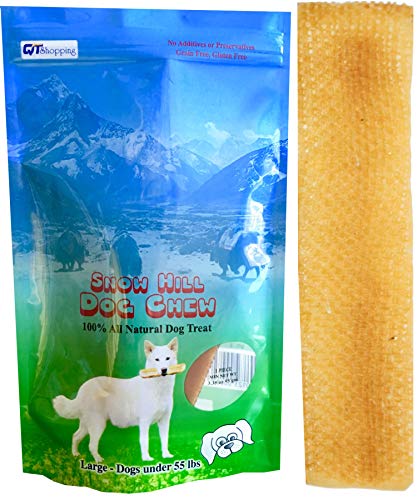 Snow Hill Himalayan Yak Milk Dry Cheese Dog Chews Large – World Best Natural Organic Yaky Cheese Strong Dog Chews Treats Product of Himalayas, Nepal